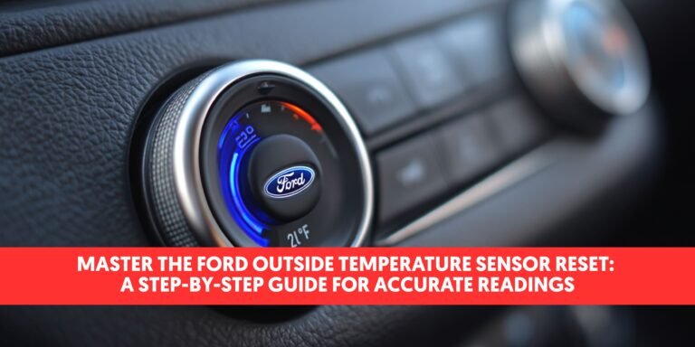How to Reset Your Ford Outside Temperature Sensor: Quick Fix Guide