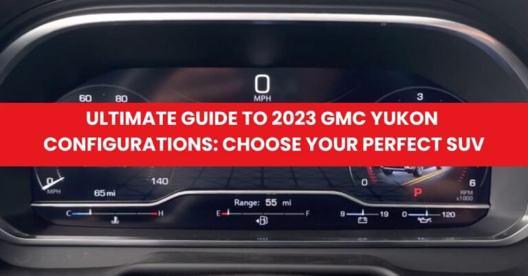 configurations for 2023 gmc yukon