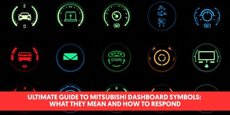Ultimate Guide to Mitsubishi Dashboard Symbols: What They Mean and How to Respond