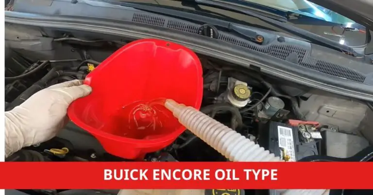 buick encore oil type