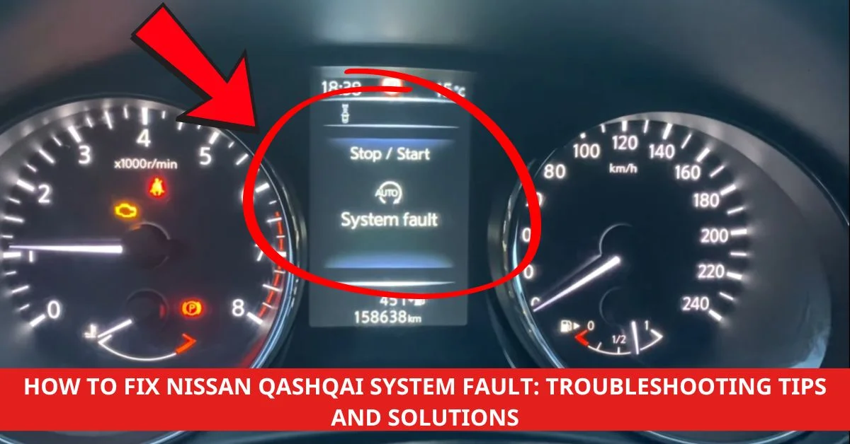 nissan qashqai system fault