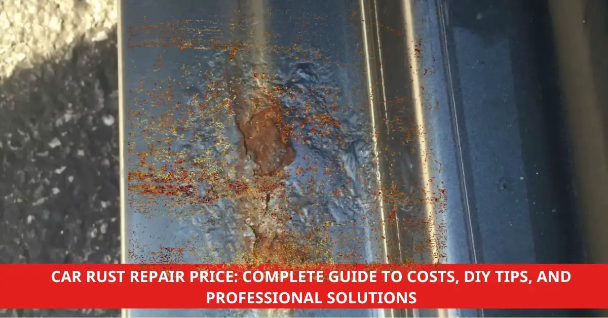 car rust repair price