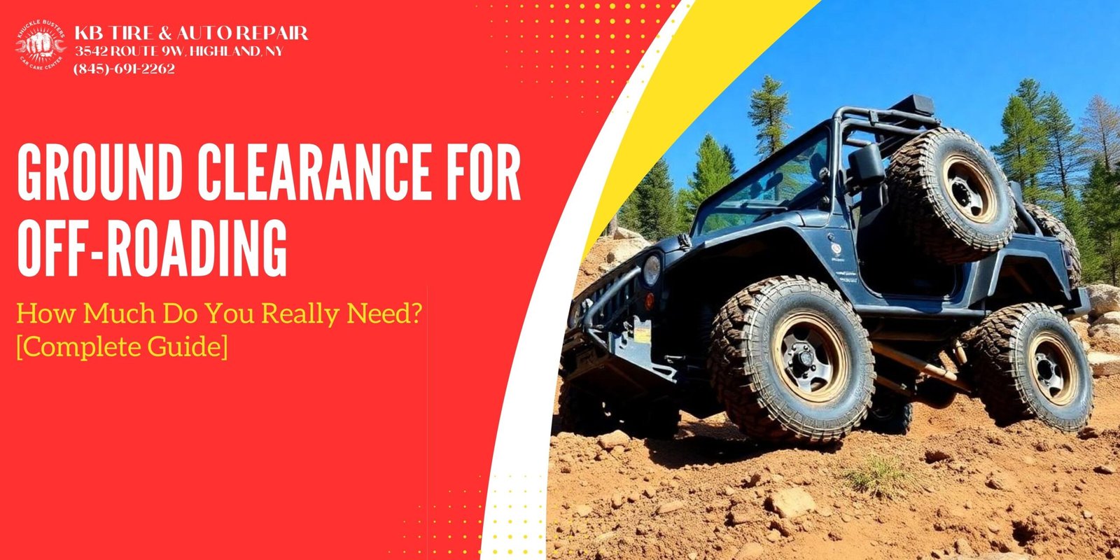 how much ground clearance do i need for off road