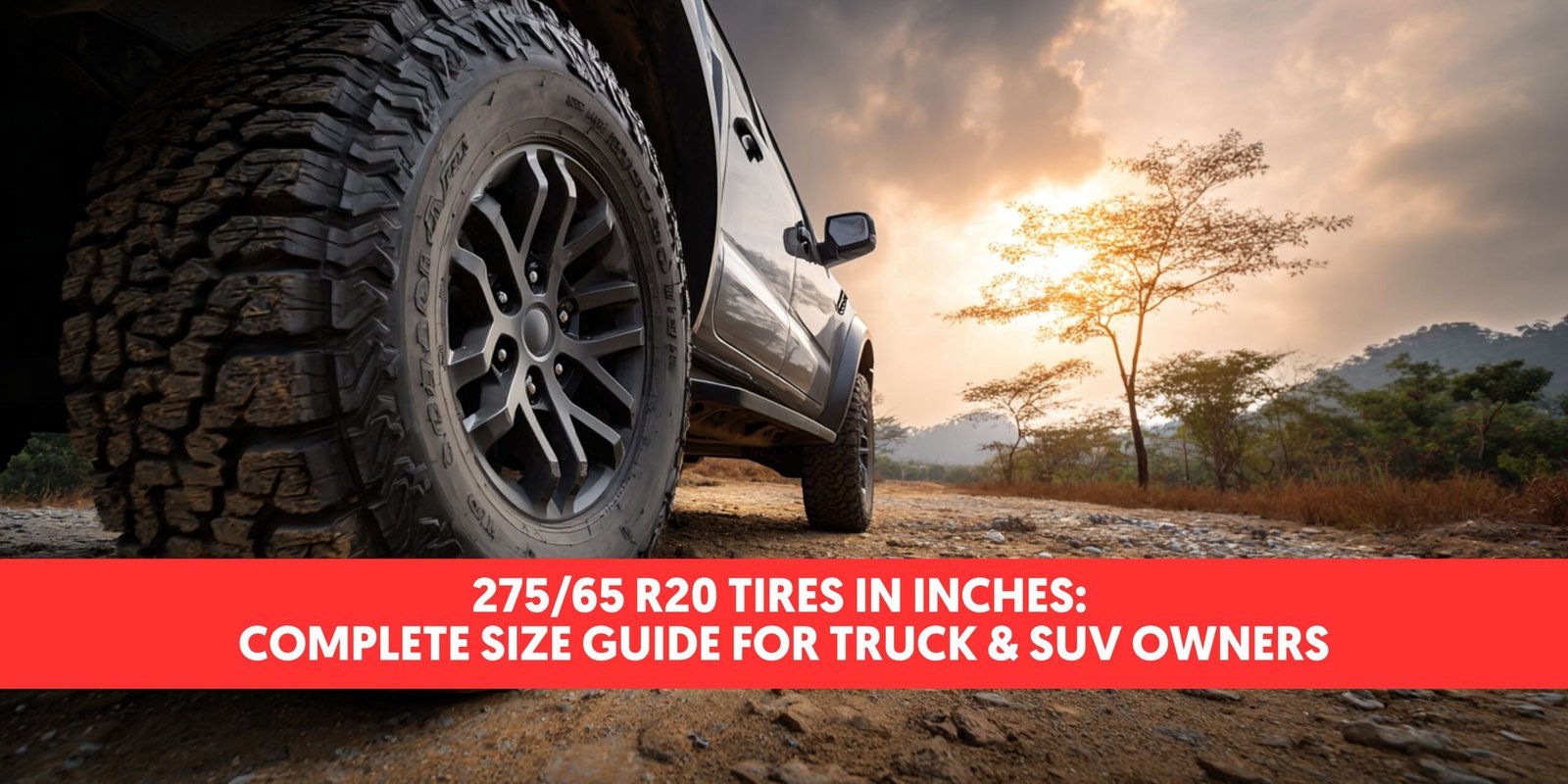 275/65 R20 Tires in Inches: Complete Size Guide for Truck & SUV Owners