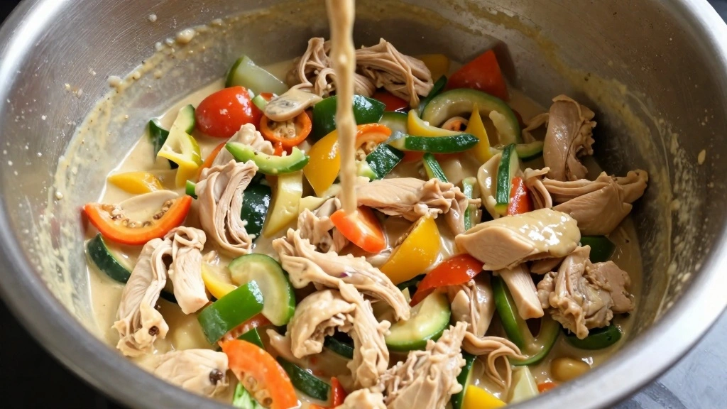 Chicken Casserole Recipes for Easy Family Dinners - Step 4: Combine Base Ingredients 1