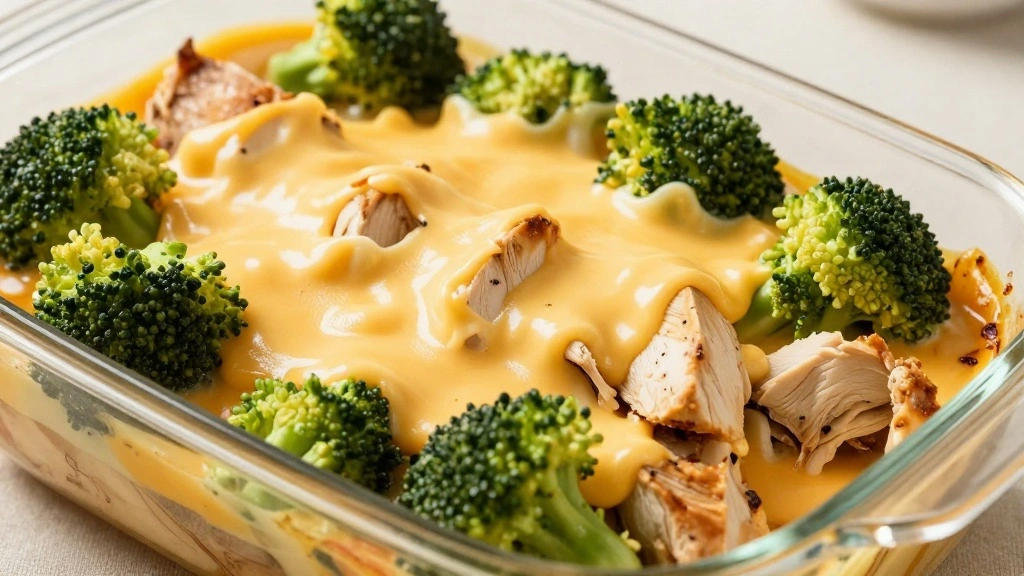 Chicken and Broccoli Casserole Recipes Creamy and Cheesy - Step 4: Assemble the Casserole 1