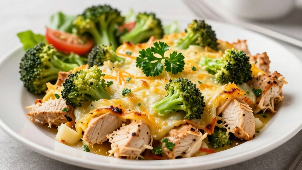 Chicken and Broccoli Casserole Recipes Creamy and Cheesy - Step 8: Serve and Enjoy 1