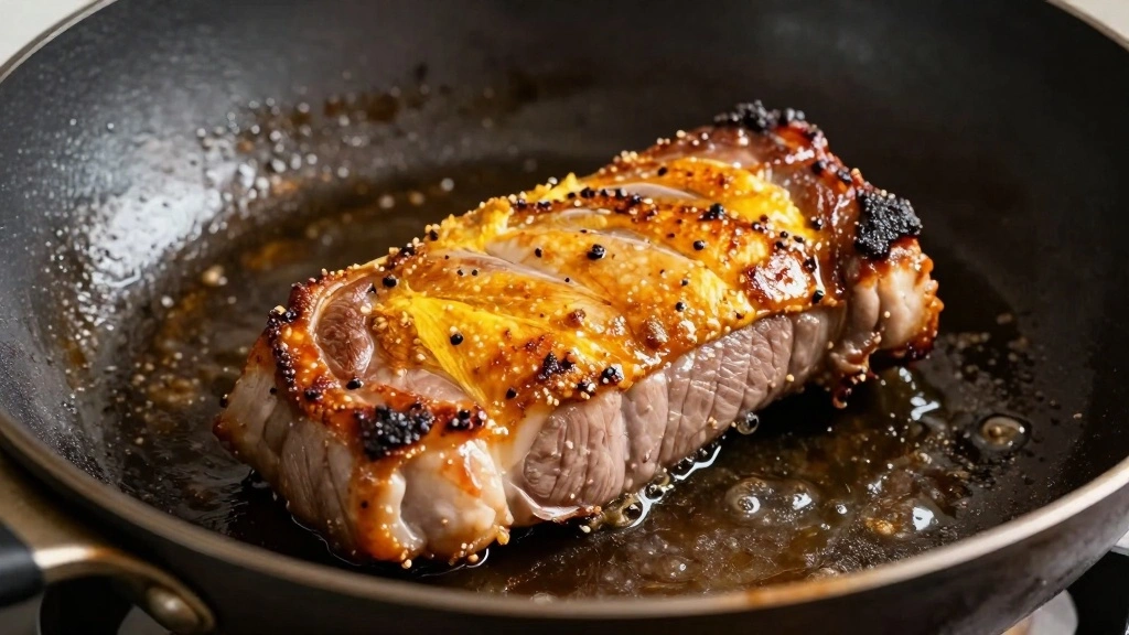 Chinese-Style Pork Tenderloin Recipe - Step 5: Sear the Pork 1