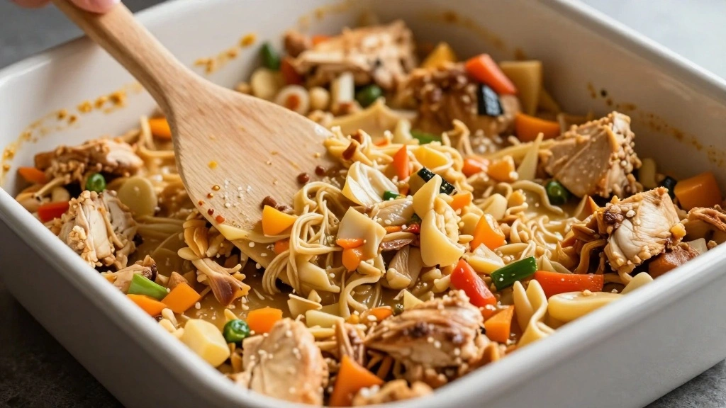 Cooked Chicken Casserole Recipes Using Leftovers - Step 6: Assemble the Casserole 1