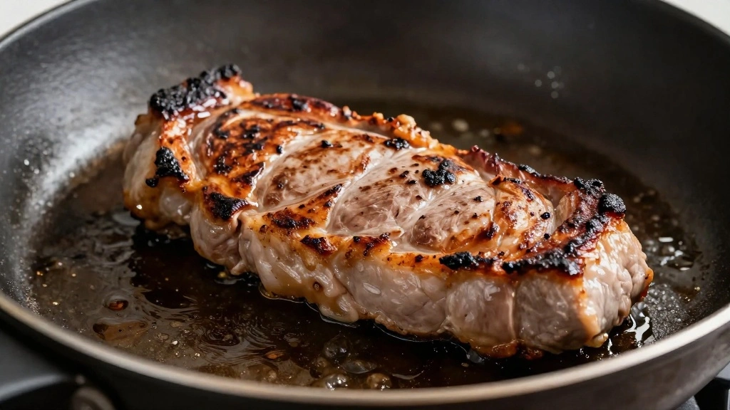 Crock Pot Pork Tenderloin Recipe - Step 3: Sear the Pork 1