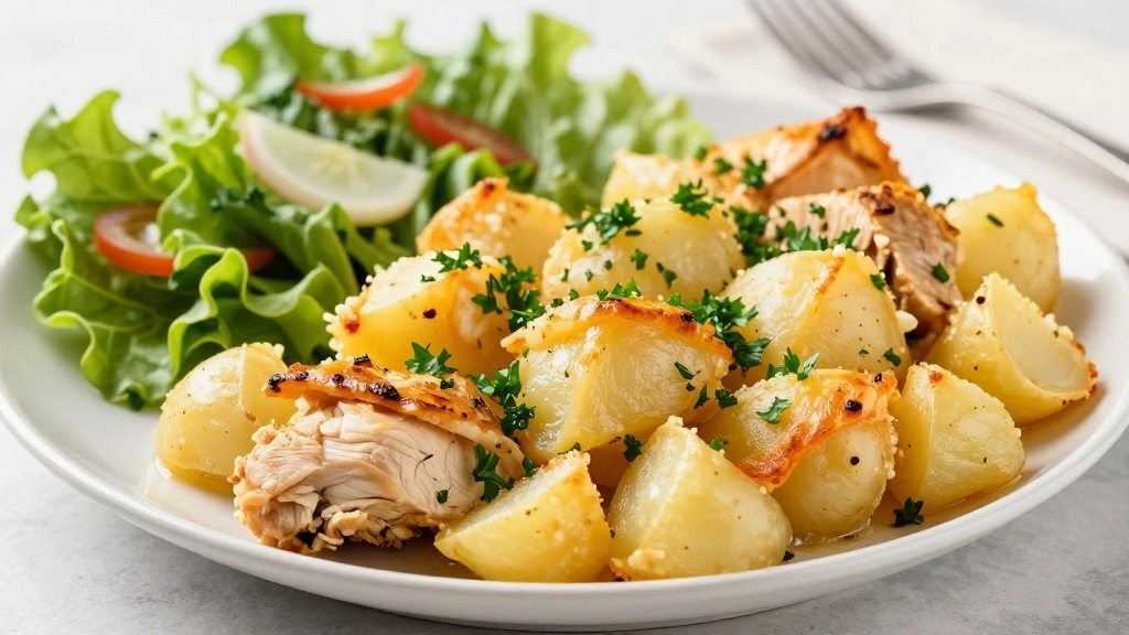 Easy Chicken Potato Casserole Recipes for Dinner - Step 8: Serve and Enjoy 1