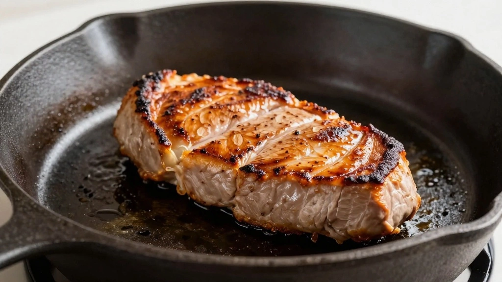 Marinated Pork Tenderloin Recipe (Extra Juicy) - Step 4: Sear the Pork 1