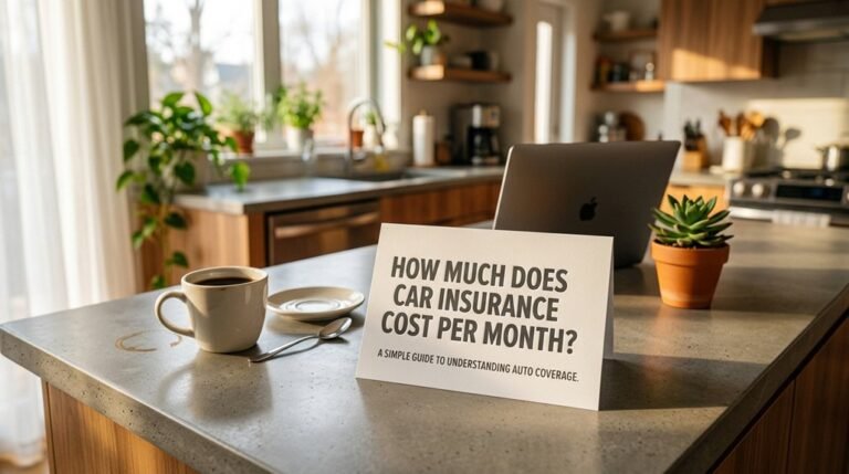 average monthly car insurance cost