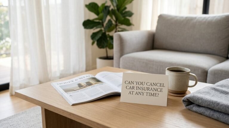 canceling car insurance anytime allowed