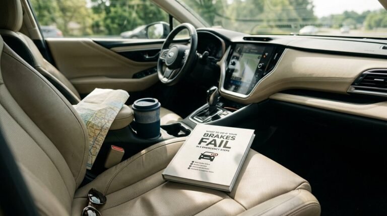 emergency steps for brake failure