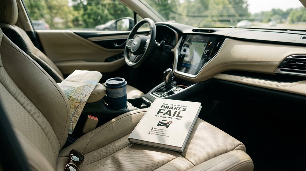 emergency steps for brake failure