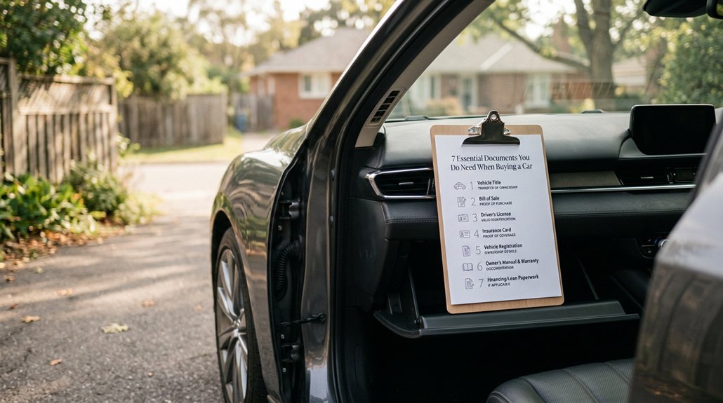 essential car purchase documents checklist