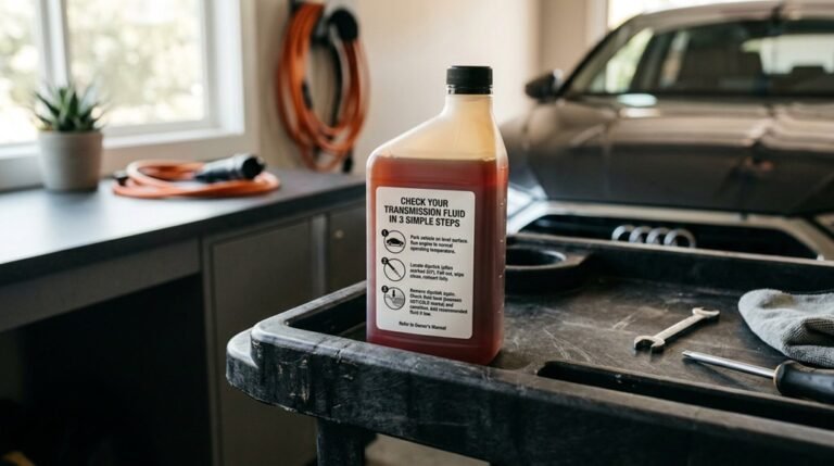 three step transmission fluid check